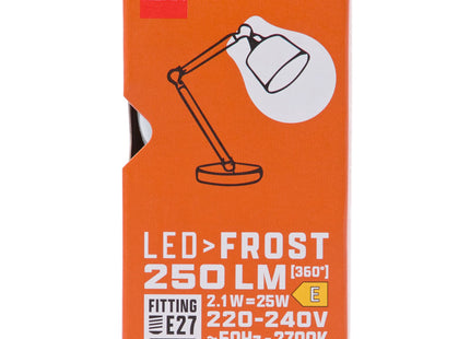 led kogel glass frost E27 2.5W 250lm