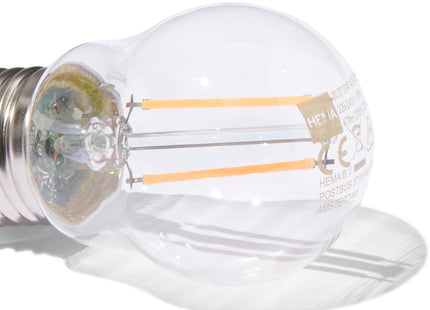 led ball clear E27 2.4W 470lm dim