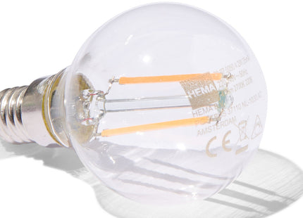 led ball clear E14 4.2W 470lm dim