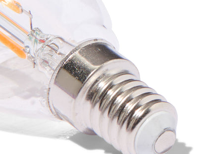 led kaars clear E14 2.1W 250lm