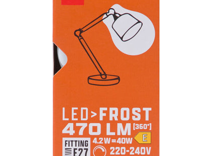 led kogel frost E27 4.2W 470lm dim