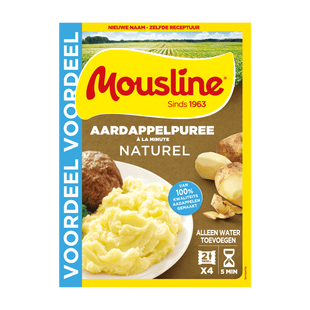 Mousline Aardappelpuree á la minute Naturel