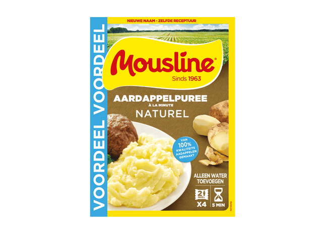 Mousline Aardappelpuree á la minute Naturel