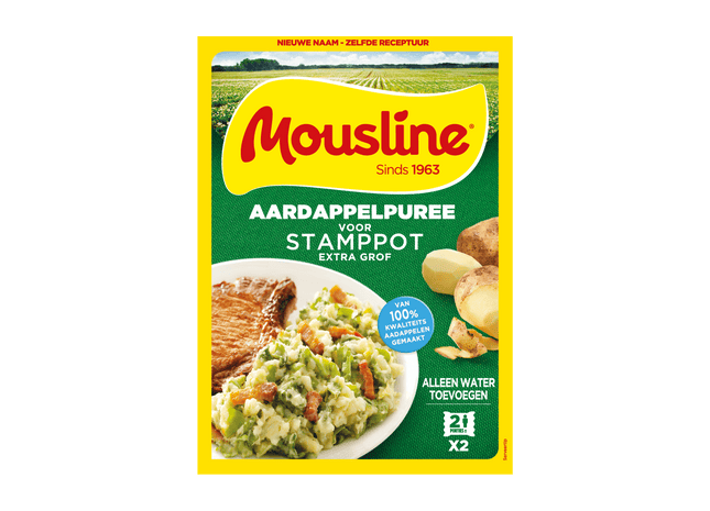 Mousline Aardappelpuree voor Stamppot
