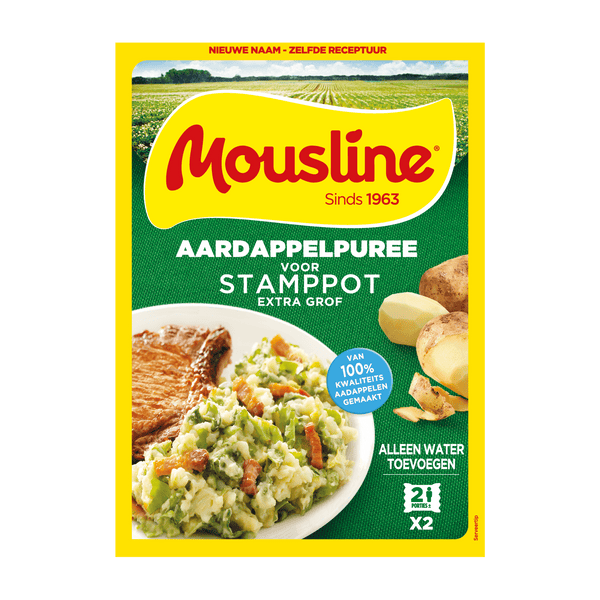 Mousline Kartoffelpüree für Stamppot