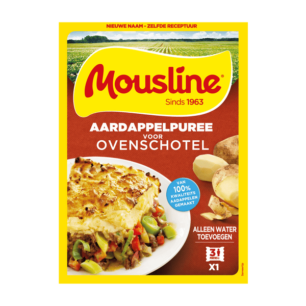 Mousline Aardappelpuree voor Ovenschotel
