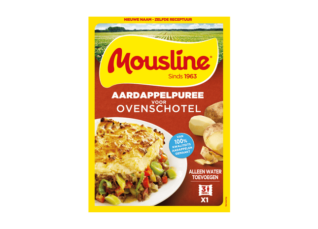 Mousline Aardappelpuree voor Ovenschotel