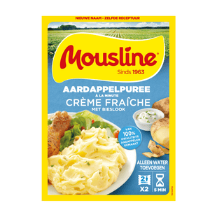 Mousline Aardappelpuree á la min Crème Fraîche