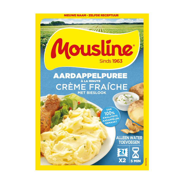Mousline Kartoffelpüree à la min Crème Fraîche