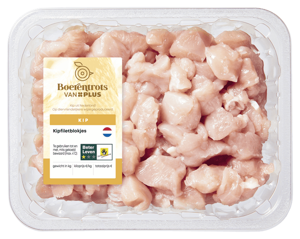 Boerentrots Hähnchenbrustfiletwürfel fein 600 Gramm