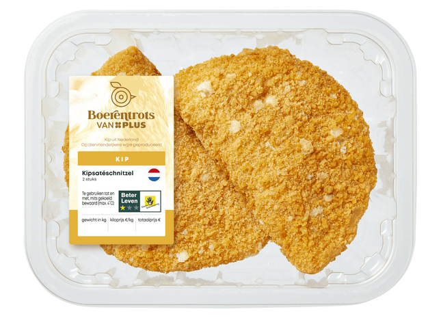 Boerentrots Kipsateschnitzel 2st.