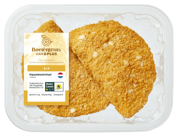 Boerentrots Hähnchenschnitzel mit Saté-Spieß 2 St.