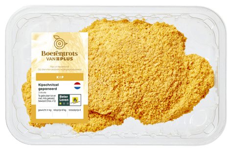 Boerentrots Kipschnitzel Gepaneerd 2st