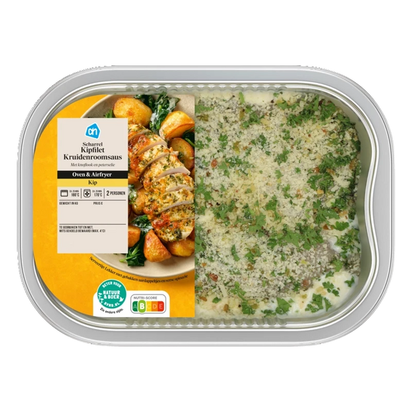 Ovenschotel kipfilet knoflook roomsaus