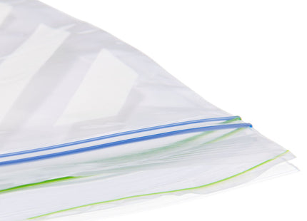 resealable bags 3L pressure strips and stand bottom - 15 pieces