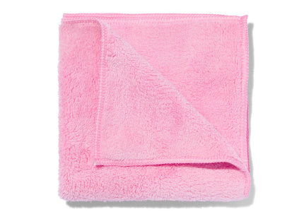 microvezel fleece stofdoek 32x32 roze