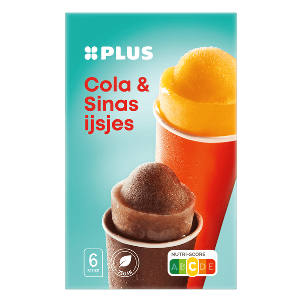 Cola- und Orangenlimonaden-Eis am Stiel