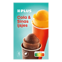Cola- und Orangenlimonaden-Eis am Stiel