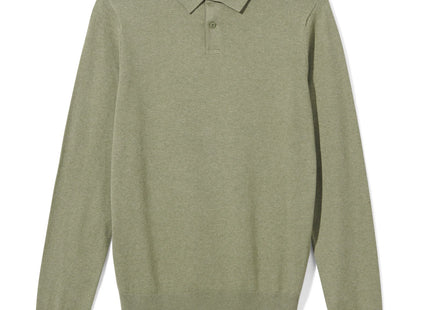 men's polo knitted green