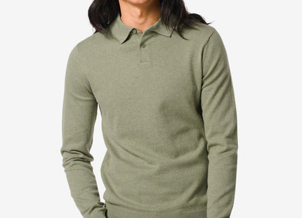 men's polo knitted green