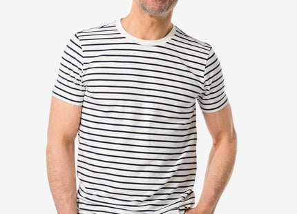 men's t-shirt stripes blue