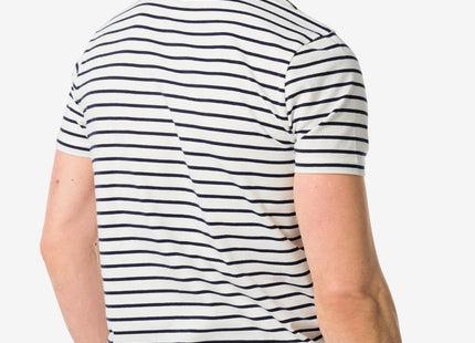 men's t-shirt stripes blue