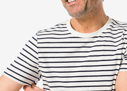 men's t-shirt stripes blue