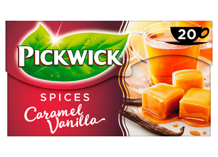 Pickwick Spices caramel vanilla black tea