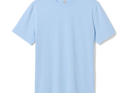 men's t-shirt with stretch blue