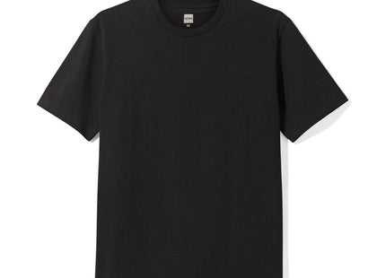 heren t-shirt relaxed fit donkergrijs