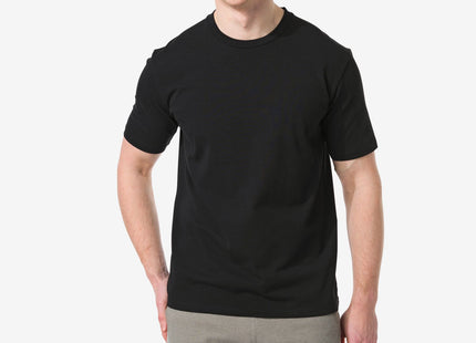 heren t-shirt relaxed fit donkergrijs