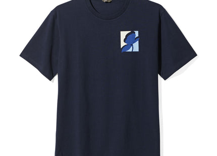 men's t-shirt with back print dark blue