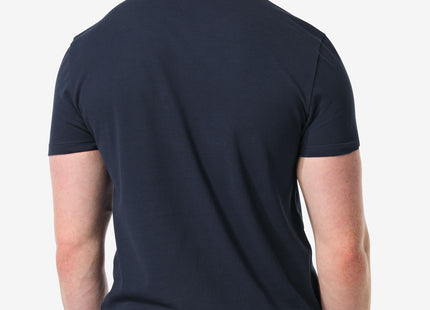 men's t-shirt piqué dark blue