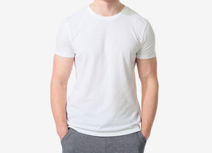 men's t-shirt piqué white