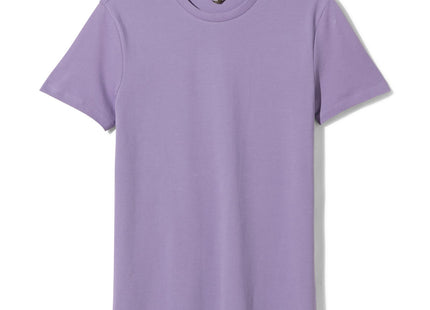 men's t-shirt pique purple