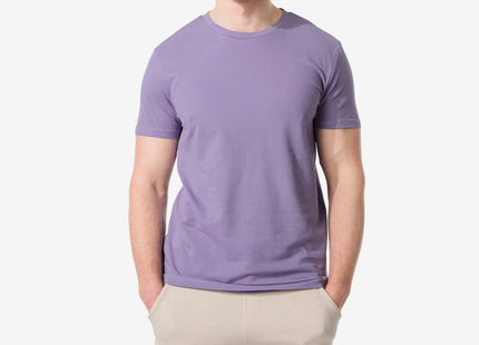 men's t-shirt pique purple