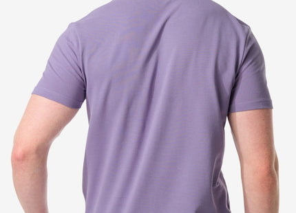 men's t-shirt pique purple