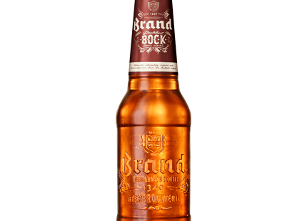 Brand Dubbelbock bier fles