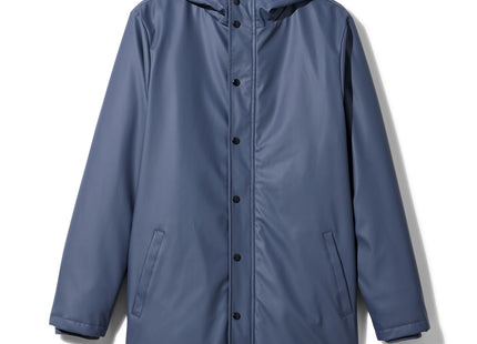 men's hooded jacket blue