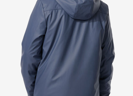 men's hooded jacket blue