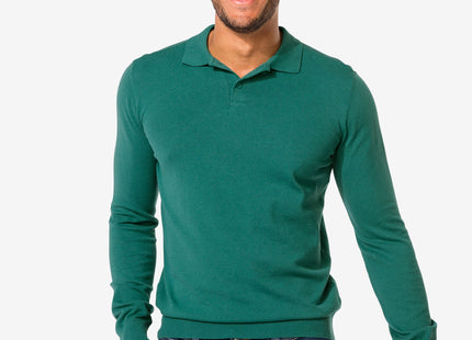 men's polo knitted green