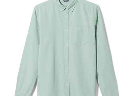 men's shirt with linen green