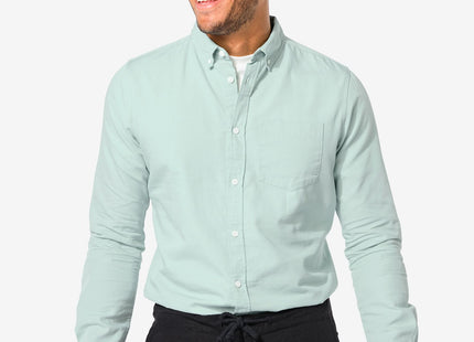 men's shirt with linen green