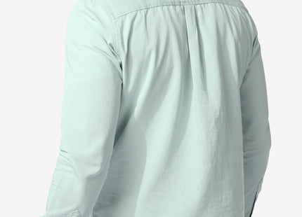 men's shirt with linen green