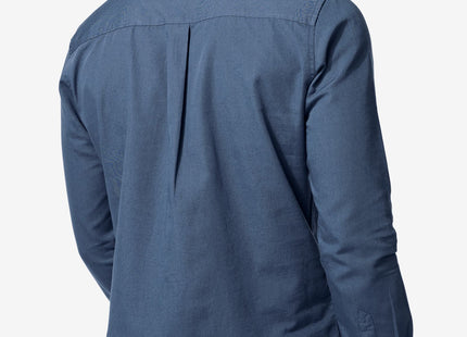 men's shirt with linen blue