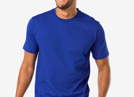 heren t-shirt relaxed fit blauw