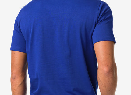 heren t-shirt relaxed fit blauw