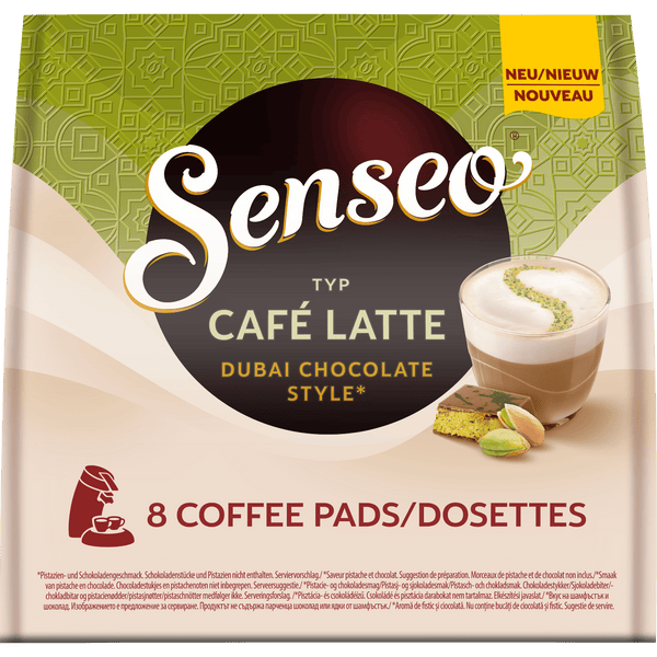 Senseo Café Latte Dubai chocolate coffee pods