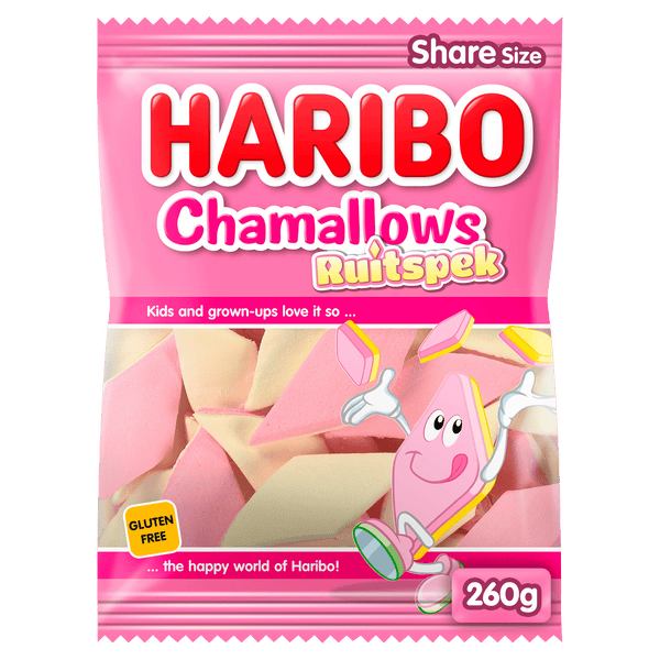 Haribo Chamallows Square Licorice Candy