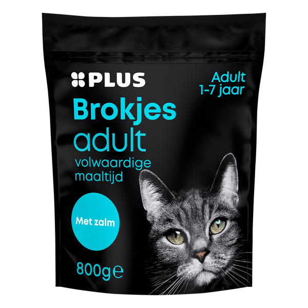 Premium Volwassen kattenbrokjes zalm